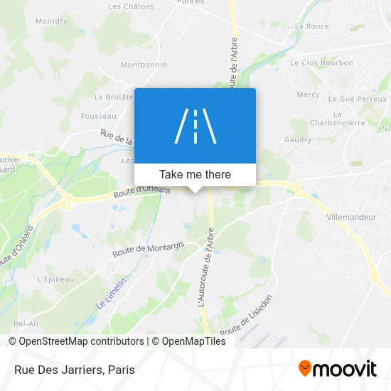 Rue Des Jarriers map