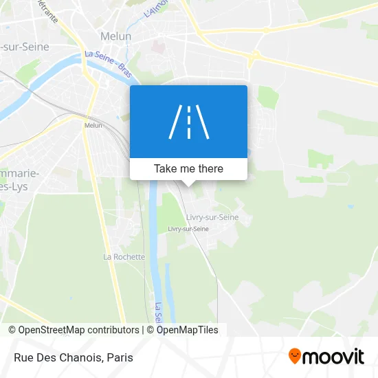 Mapa Rue Des Chanois