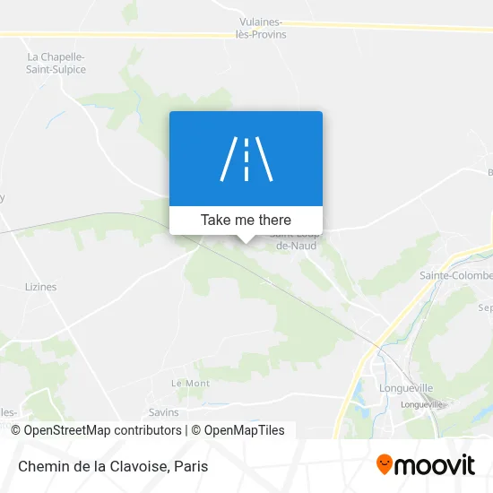 Chemin de la Clavoise map