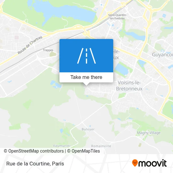 Rue de la Courtine map