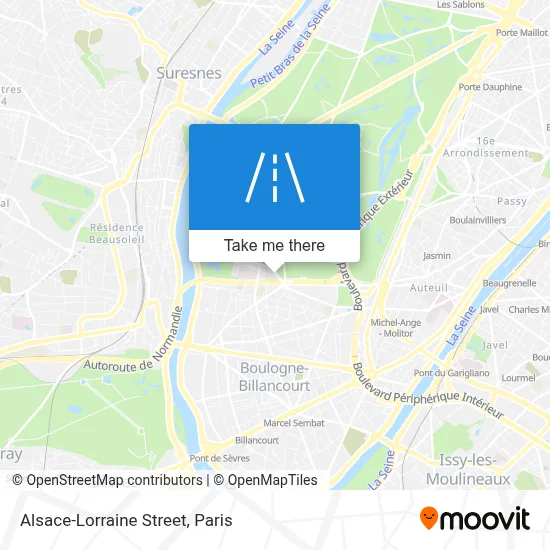 Rue D'Alsace-Lorraine map
