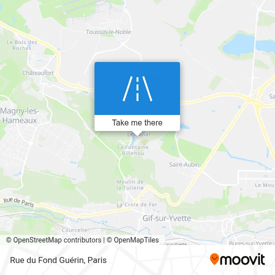 Rue du Fond Guérin map