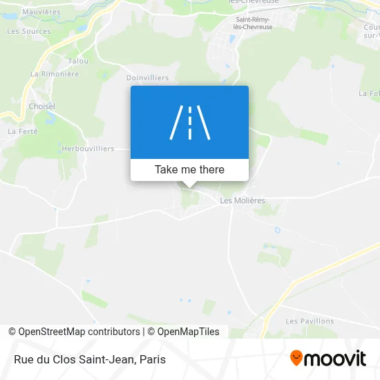 Rue du Clos Saint-Jean map