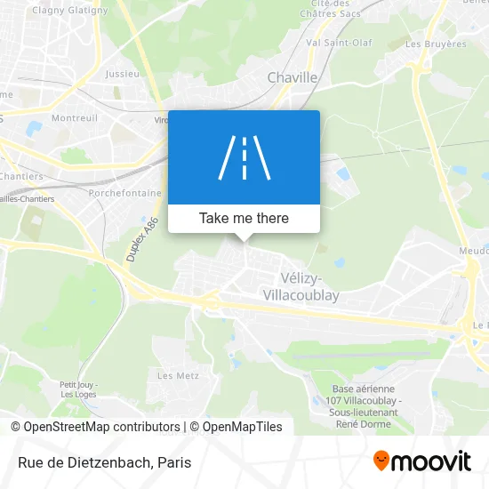 Rue de Dietzenbach map