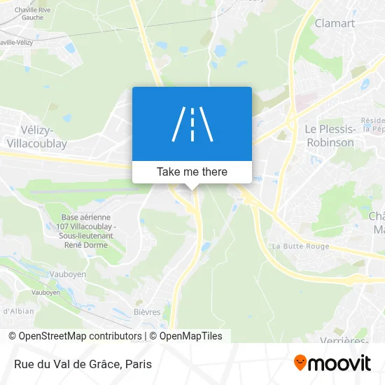 Rue du Val de Grâce map