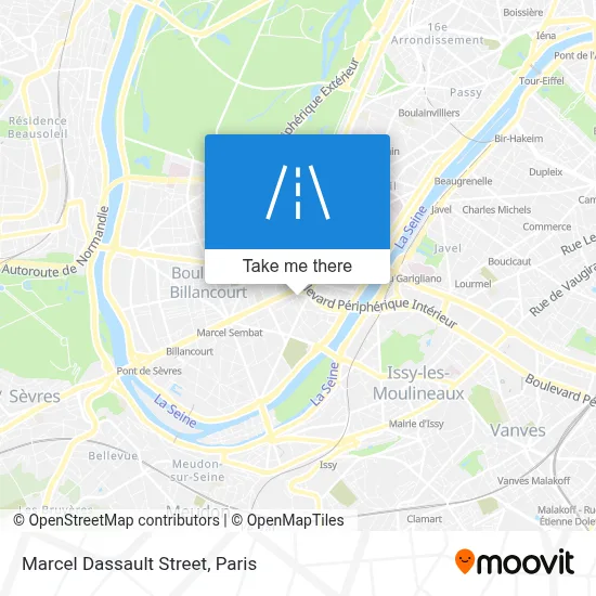 Rue Marcel Dassault map