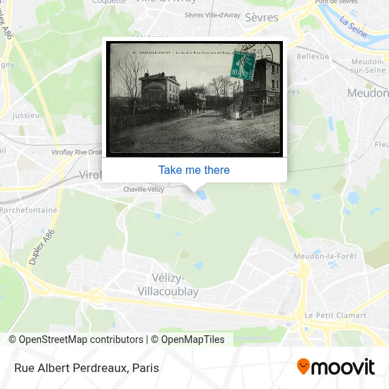 Rue Albert Perdreaux map
