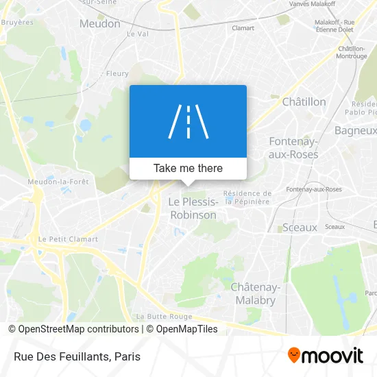 Rue Des Feuillants map