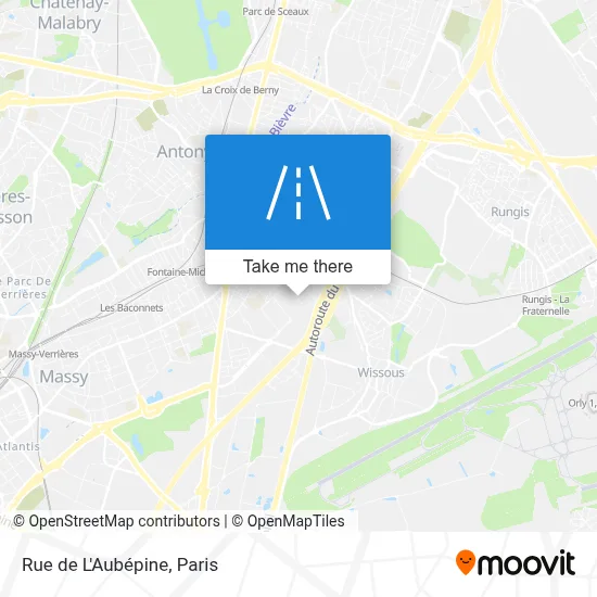 Rue de L'Aubépine map