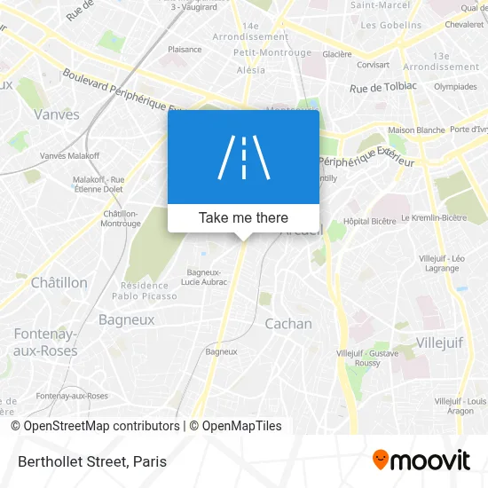 Rue Berthollet map