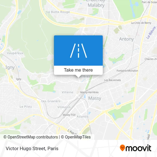 Rue Victor Hugo map