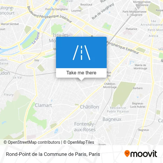 Rond-Point de la Commune de Paris map