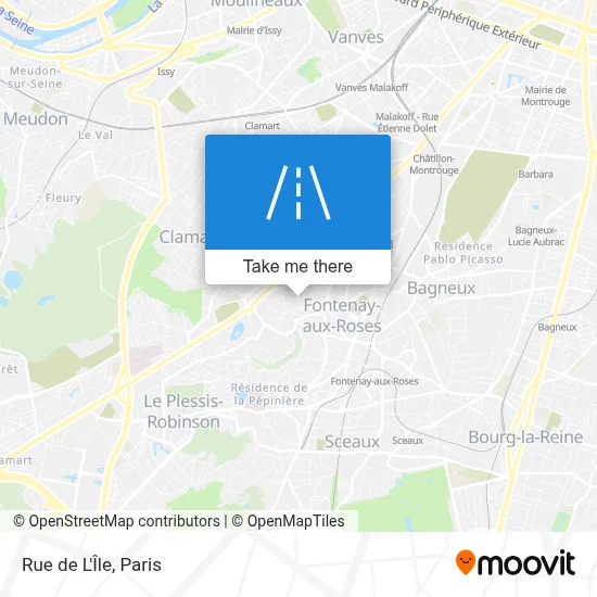 Rue de L'Île map