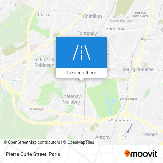 Rue Pierre Curie map