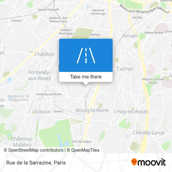 Rue de la Sarrazine map