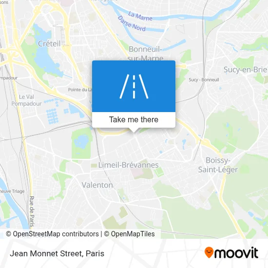 Rue Jean Monnet map
