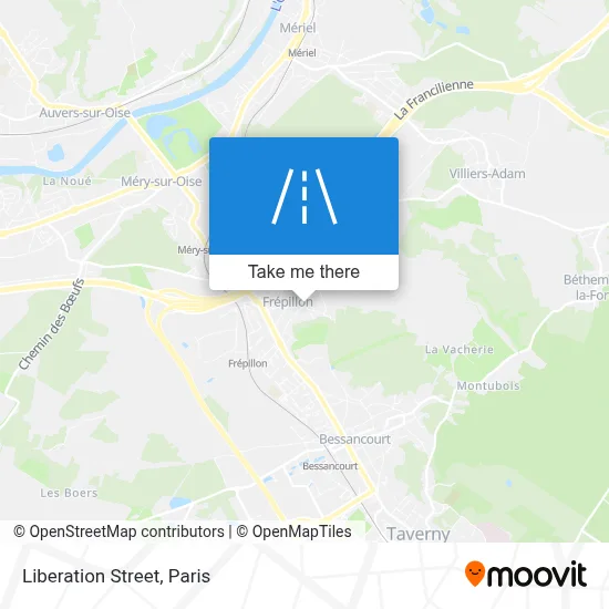 Rue de la Libération map