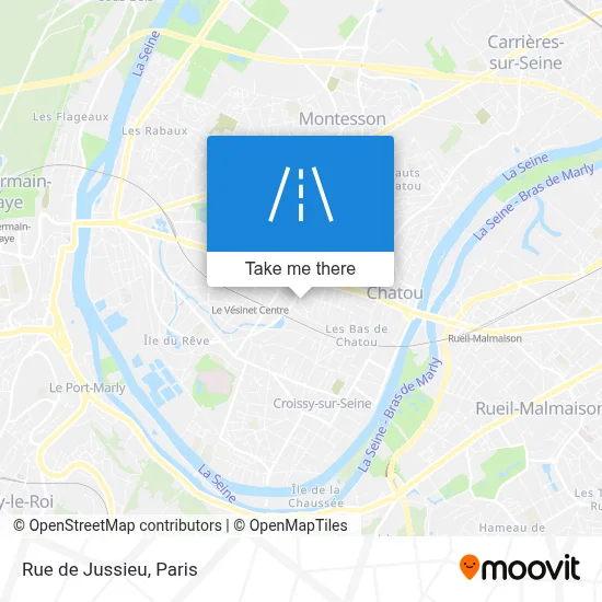 Rue de Jussieu map
