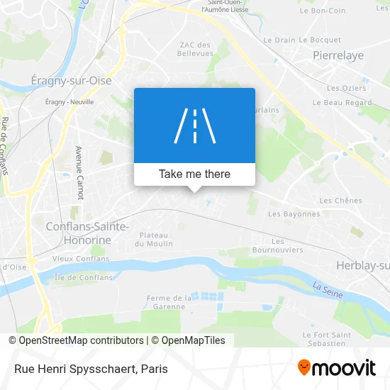 Rue Henri Spysschaert map