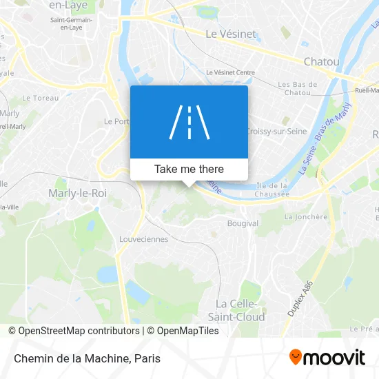 Chemin de la Machine map