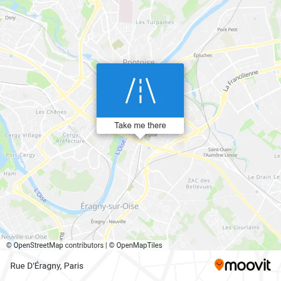 Rue D'Éragny map