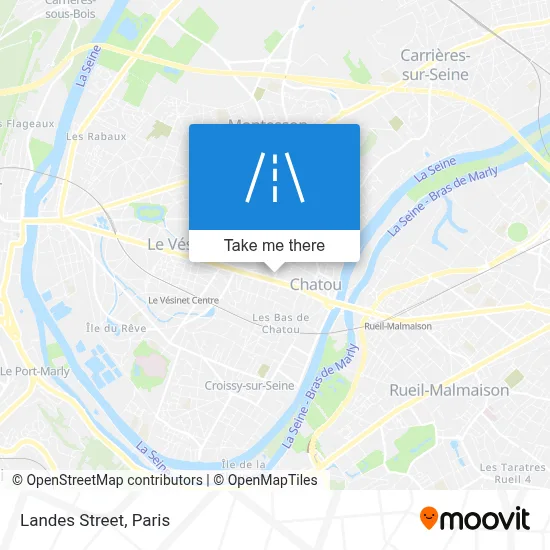 Rue Des Landes map