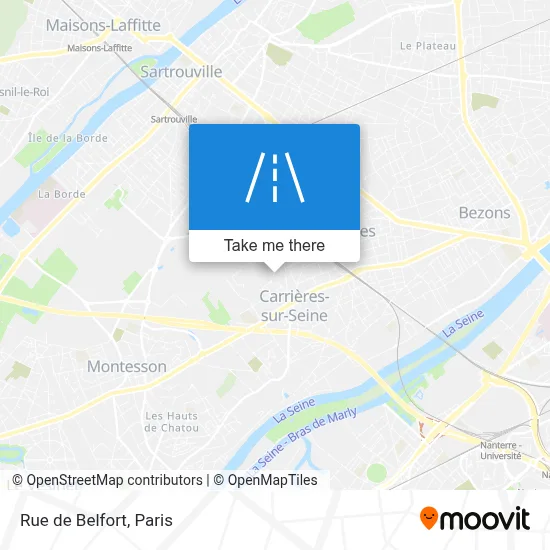 Rue de Belfort map