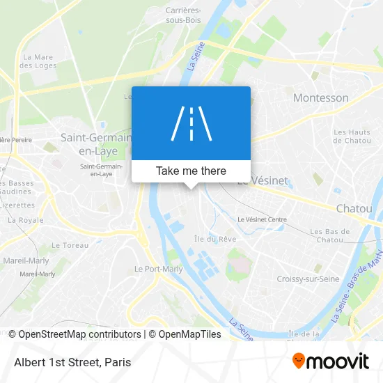 Rue Albert 1er map