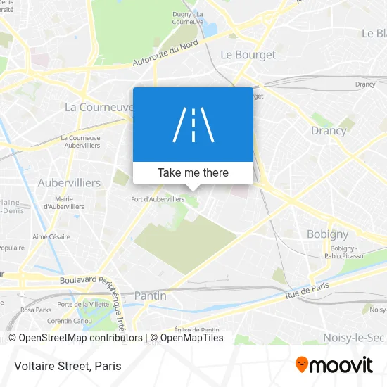 Rue Voltaire map