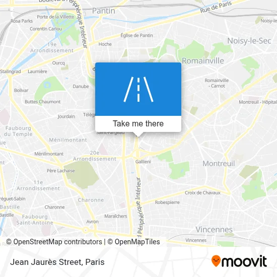 Rue Jean Jaurès map