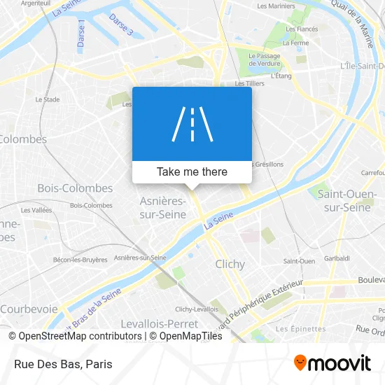 Rue Des Bas map