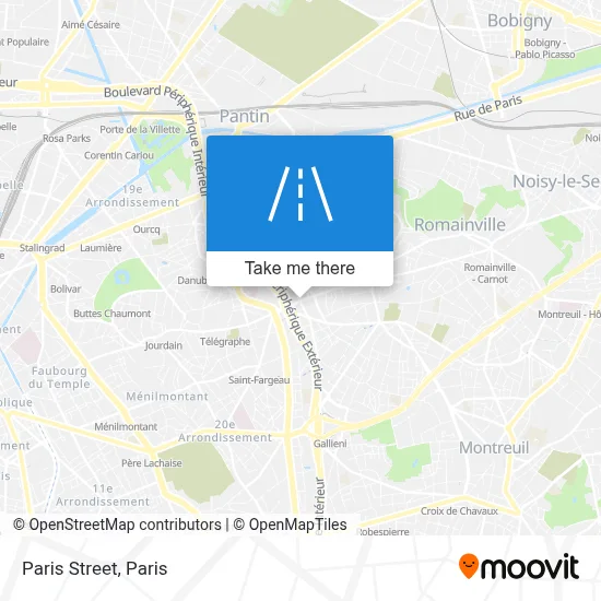 Rue de Paris map