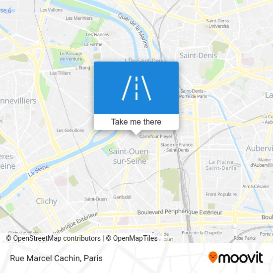 Rue Marcel Cachin map