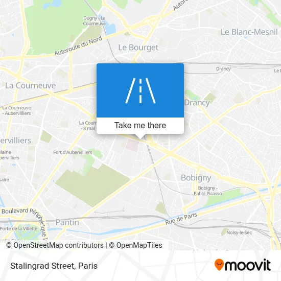 Rue de Stalingrad map
