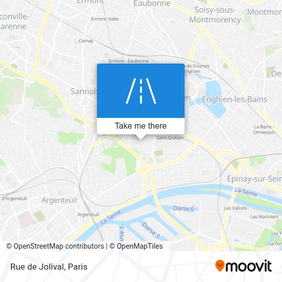Rue de Jolival map