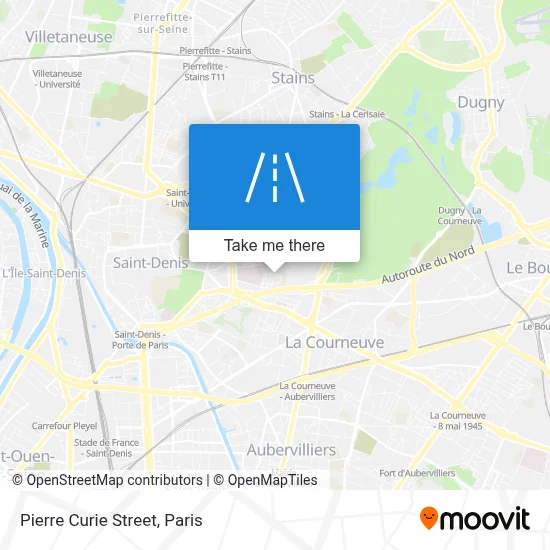 Rue Pierre Curie map