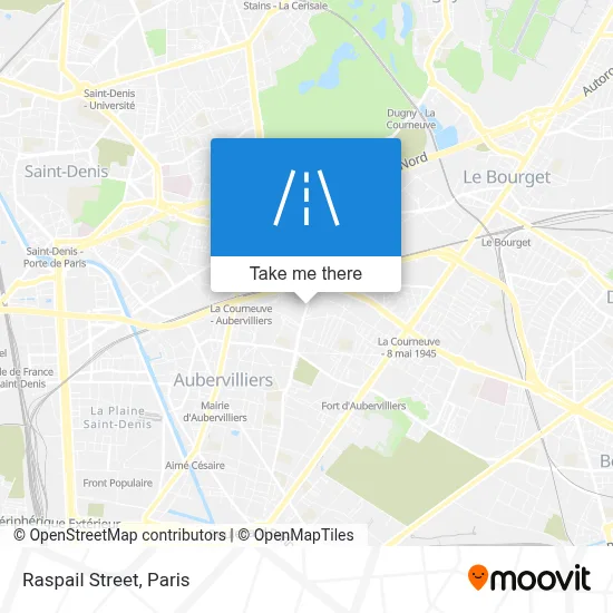 Mapa Rue Raspail