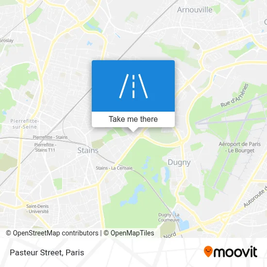 Rue Pasteur map