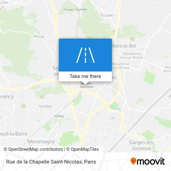 Rue de la Chapelle Saint-Nicolas map