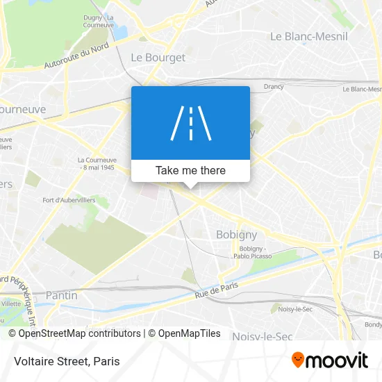 Rue Voltaire map