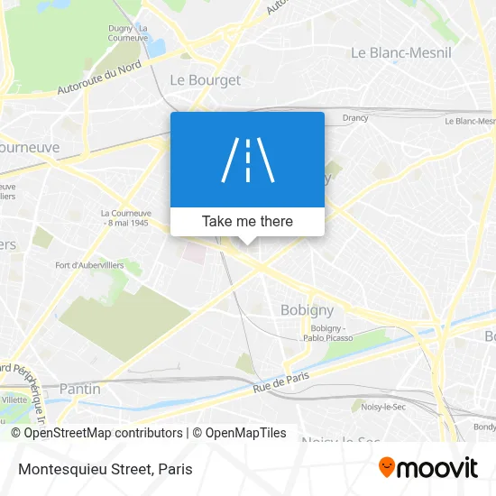 Rue Montesquieu map