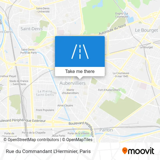 Rue du Commandant L'Herminier map