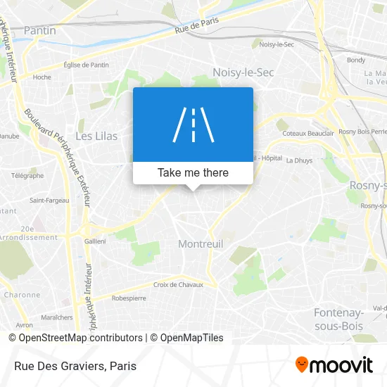 Rue Des Graviers map