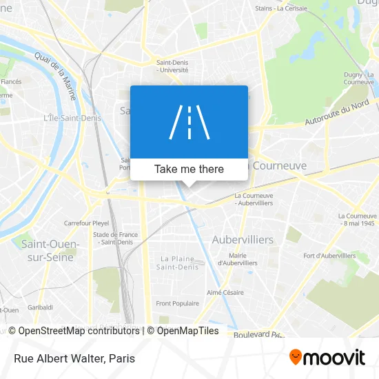 Rue Albert Walter map