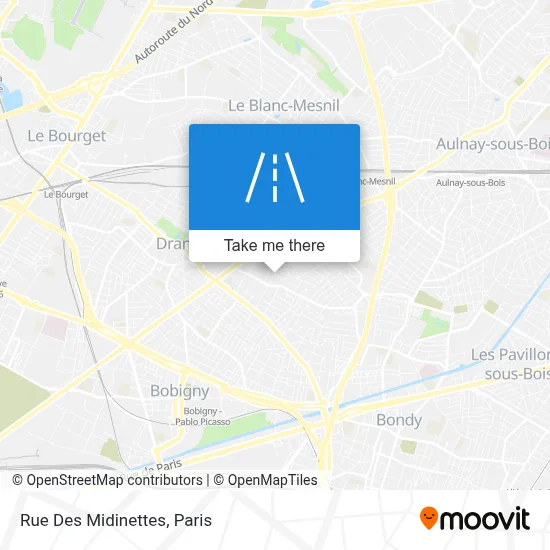 Rue Des Midinettes map