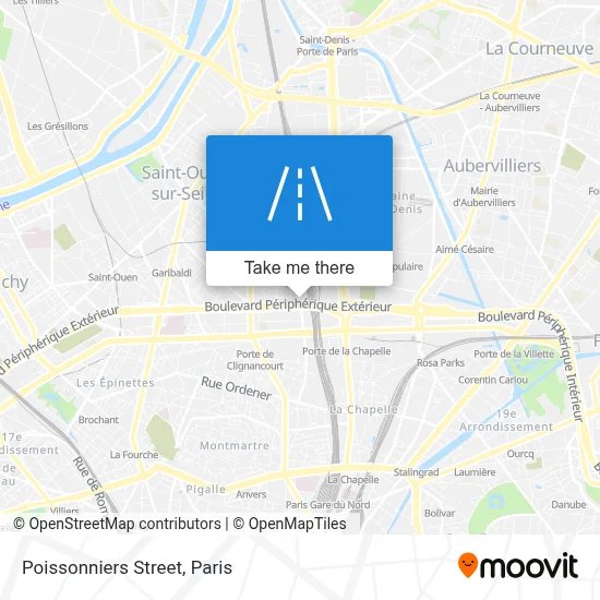 Rue Des Poissonniers map