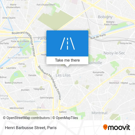 Rue Henri Barbusse map