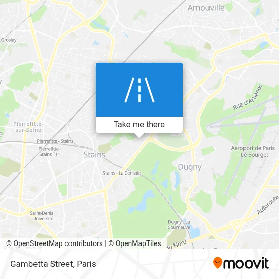 Rue Gambetta map