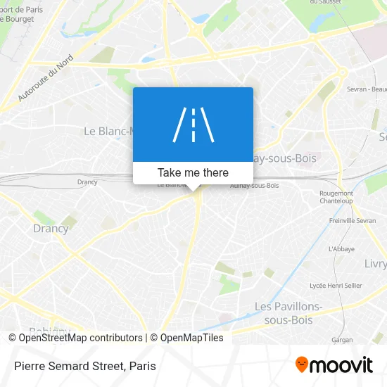 Mapa Rue Pierre Semard