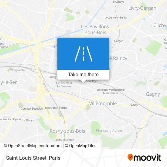 Rue Saint-Louis map